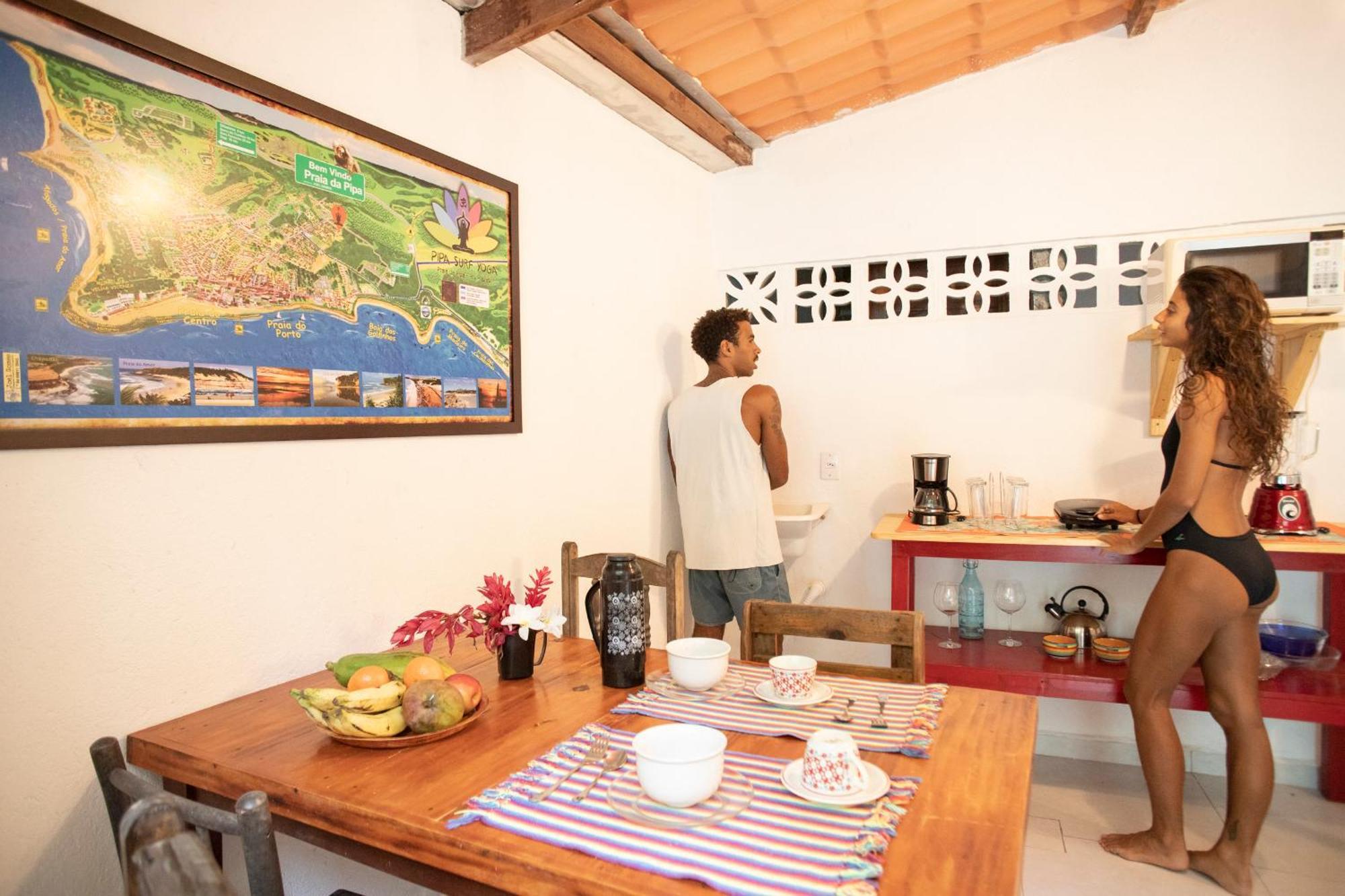 Pipa Surf Yoga Apartamento E Suites Com Cozinha Completa Praia de Pipa Kültér fotó